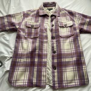 Plaid coat from forever 21 size small